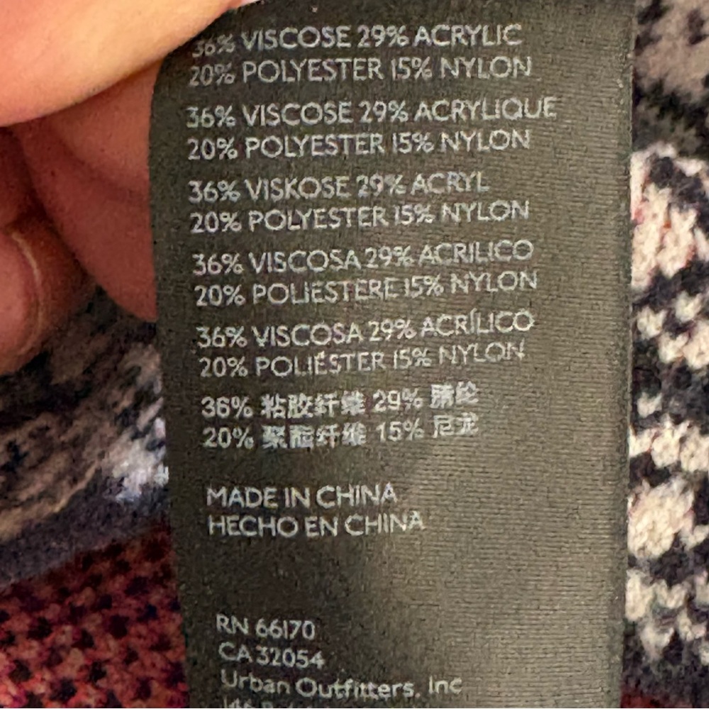 Maeve Anthropologie Sz Small Navy White Ski Slope Alpine Turtleneck Sweater - Picture 11 of 11